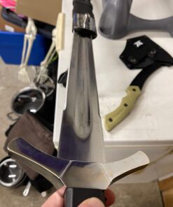 Medeival Warrior 13th Century Full Tang Carbon Steel Medieval Viking Sword Comes with Leather Scabbard 18 61uvrjmmCRL