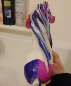 Breyer Color Changing Bath Toy | Ella the Horse | Purple / White with Surprise Pink Color | 7" x 7.5" |Ages 2+ | Model #7107 Ella Horse 25 61uwxObYYvL