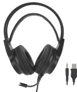 Gaming Headset,PC Headset with Noise Canceling Mic,3.5MM Gaming Headphone,USB Wired Gaming Headphone,Comfortable Earmuffs, Long Time 15 61uxt6y6ZTL
