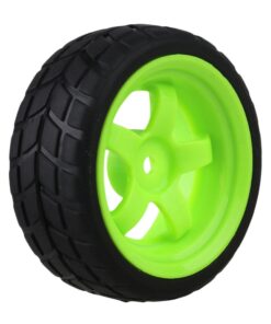 BQLZR Black and Green RC 1: 10 On-Road Racing Car 290143 Wheel Rims & Tires Pack of 4 Black + Green RC1:10 12 61uxtT6l0gL