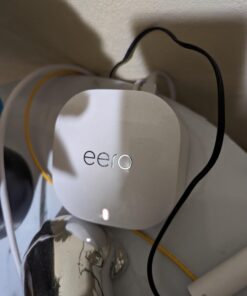 Amazon eero 6+ mesh Wi-Fi router | Fast and reliable gigabit speeds | connect 75+ devices | Coverage up to 1,500 sq. ft. | 2022 release 1-Pack eero 6+ 25 61uyyDuf89L