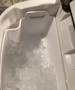 Nugget Ice Makers Countertop, 33 Lbs/Day Sonic Ice Maker, Countertop Ice Maker with Tooth-Friendly Chewable Ice, Soft Pebble Ice Maker with Self-Cleaning Function, VIVIDMOO 48 61uzMpiIXnL