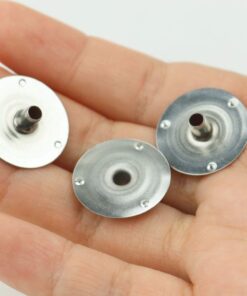 EricX Light 200pcs 20mm Metal Candle Wick Sustainer Tabs,for Candle Making,Candle DIY 15 61v boYkTiL