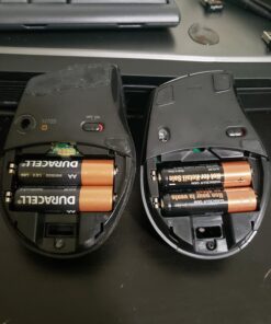 Logitech M705 Marathon Wireless Mouse, 2.4 GHz USB Unifying Receiver, 1000 DPI, 5-Programmable Buttons, 3-Year Battery, Compatible with PC, Mac, Laptop, Chromebook - Black 44 61v1at1twzL