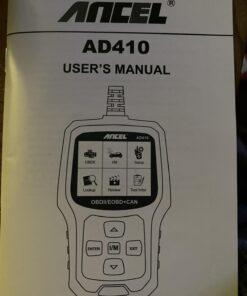 ANCEL AD410 Enhanced OBD II Vehicle Code Reader Automotive OBD2 Scanner Auto Check Engine Light Scan Tool (Black/Yellow) 41 61v1gaW22uL