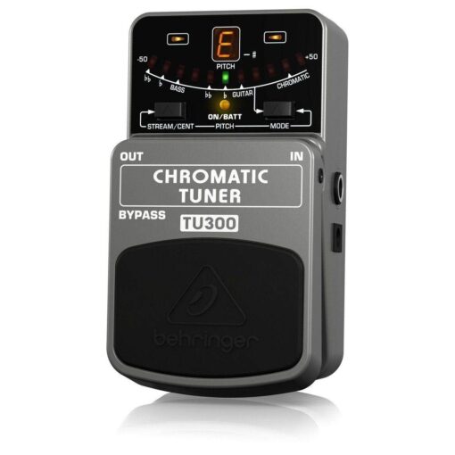 Behringer CHROMATIC TUNER TU300 Ultimate Guitar/Bass Tuner, Grey Single Guitar Pedal