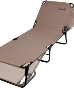 Coleman Converta Outdoor Folding Cot, Strong Steel Frame Supports Campers up to 6ft 2in or 225lbs, 4 Back & 2 Foot Positions Folds Compactly to Fit in Trunk 17 61v2DYFUJML