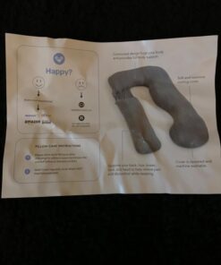 Pharmedoc Pregnancy Pillows, U-Shape Full Body Pillow – Cooling Cover Grey – Pregnancy Pillows for Sleeping – Body Pillows for Adults, Maternity Pillow and Pregnancy Must Haves Grey Cooling Cover 35 61v2gWDJnL