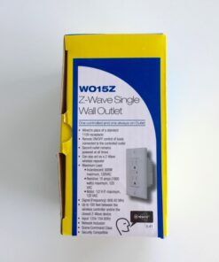 GoControl WO15Z-1 Z-Wave Single Wall Outlet, White 18 61v2i2SZxrL