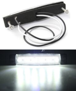 Shangyuan LED Interior Boat Lights, Utility Slim Strip Bar Light Fit Courtesy Lighting Cockpit Lights Navigation Light White (Pack of 2) white 2pcs 10 61v3lPxglDL