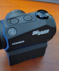 Sig Sauer Romeo5 1X20mm Tactical Hunting Shooting Durable Waterproof Fogproof Illuminated 2 MOA Red Dot Reticle Gun Sight, Picatinny Mount Included 60 61v4GH clPL
