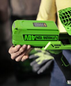 ANTRobut 6.5Ah Replacement Greenworks 40V Battery 29472 29462 for Greenworks 40V G-MAX 29252 20202 22262 25312 25322 20642 22272 27062 2901319 Smart USB 40V Lithium-Ion Battery 13 61v4iFUPOLL