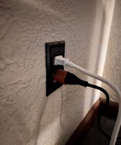 2 Prong Extension Cord with USB-C, ROOTOMA 2 Prong to 3 Prong Outlet Adapter, 3 Outlet & 4 USB Charging Station, 3 Prong Adapter 4ft, Non-Grounded, for Polarized Two Prong Outlet, Old House, White 4ft-2pin 32 61v6 zARUL