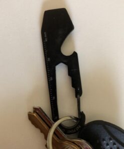 Nite Ize DoohicKey Keychain Multi Tool, Stainless-Steel 5-in-1 Multi Tool With Bottle Opener + Carabiner Clip, Black 1 Count (Pack of 1) 43 61v6MOZ2xPL