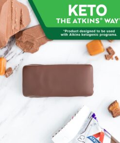 Atkins Endulge Chocolate Caramel Mousse Bar, Dessert Favorite, 1g Sugar, High in Fiber, 5 Count 14 61v6kJNLNKL