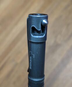 BOKER PLUS K.I.D. Caliber 50 Tactical Pen - Refillable Grey Aluminum 14 61v7af84yhL