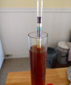 Brewer's Elite Hydrometer - for Home Brew Beer, Wine, Mead and Kombucha - Deluxe Triple Scale Set, Hardcase and Cloth - Specific Gravity ABV Tester Hydrometer Set 44 61v8XSBfmZL