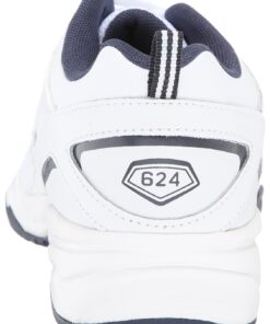 New Balance Boys KX624 Uniform Sneaker (Little Kid/Big Kid) Little Kid (4-8 Years) 1.5 Little Kid White/Navy 10 61vACRFkfgL