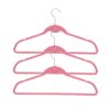 BriaUSA Cascade Hangers Pink Steel Swivel Hooks -Slim, Sturdy Saves You Extra Space - Set of 10 3 61vBDk3x0pL