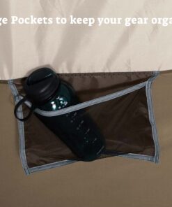 Wenzel Klondike 8 Person Water Resistant Tent with Convertible Screen Room for Family Camping Grey/Taupe 47 61vD10OPpdL