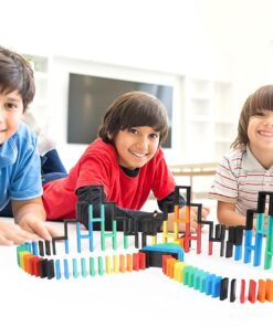 Alternative view of Bulk Dominoes Pro-Domino Kit | Dominoes Set, STEM STEAM Small Toys, Family Games for Kids, Toys, Building, Toppling, Chain Reaction Sets (Starter) Starter
