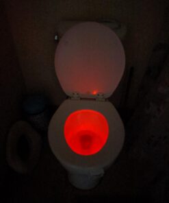 RainBowl Toilet Bowl Night Light with Motion Sensor - Funny Mens Stocking Stuffers 2023 - Unique Cool Gadget - Gag Christmas Gift for Dad, Boyfriend, Husband - White Elephant Gifts Idea, Secret Santa 54 61vDNVeQFZL