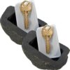 Ram-Pro 2Pc Hide-a-Spare-Key Fake Rock - Looks & Feels Like Real Stone - Safe for Outdoor Garden or Yard, Geocaching 2 Pack Original 19 61vDwrKuyL