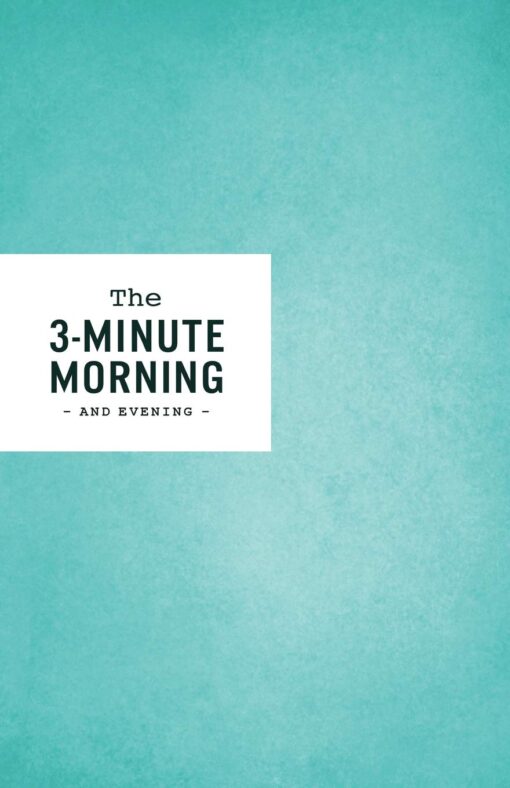 3-Minute Morning Journal: Intentions & Reflections for a Powerful Life Blue