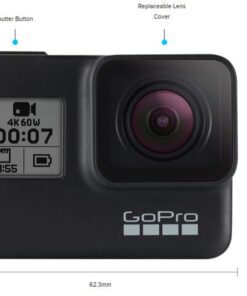 GoPro Hero7 Black — Waterproof Action Camera with Touch Screen 4K Ultra HD Video 12MP Photos 720p Live Streaming Stabilization 27 61vJjlMpqKL