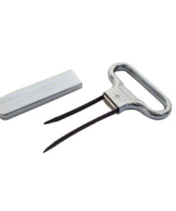 Monopol Westmark Germany Steel Two-Prong Cork Puller with Cover (Silver Satin) Chrome 22 61vKlRbnIxL