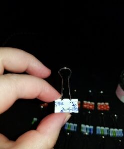 Panda SUPERSTORE Lovely Cute Printing Style Metal Binder Clips/Paper Clips/Clamps(1 Box 24 Sets) 15 61vKpJPddL