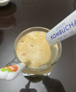 KOMBUCHA Lemon Kombucha Tea, 30 sticks x 5 grams, Zero Sugar, Sparkling Fermented Powdered Mix, Live Probiotics & Prebiotics, Healthy Drinks, Product of Korea 58 61vL2ylfuYL