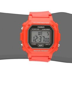Casio Unisex F-108WH-1ACF Big Square Digital Display Quartz Black Watch Red 16 61vLP2P3n6L