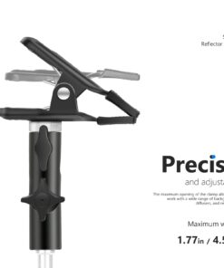 NEEWER Photo Studio Heavy Duty Metal Clamp Holder with 5/8" Light Stand Attachment for Reflector 18 61vLS9PteLL