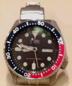 SEIKO Men's SKX009K2 Diver's Analog Automatic Stainless Steel Watch 44 61vLaOOxKQL