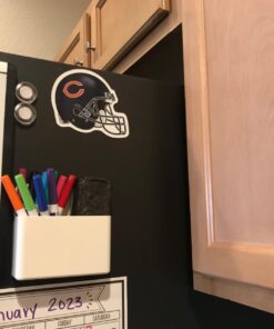 Magnetic Dry Erase Marker Holder,Pen and Eraser Holder for Whiteboard,Magnet Pencil Cup Utility Storage Organizer for Office, Refrigerator, Locker and Metal Cabinets (2 Pack) 2 Pack 27 61vLt90J7BL