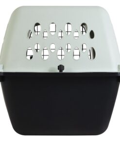 Petmate Pet Porter Fashion Dog Kennel 24", Pale Aqua & Black, for Pets 15-20lbs 24.1"L x 16.7"W x 14.5"H Pale Blue 28 61vM3 H6 HL