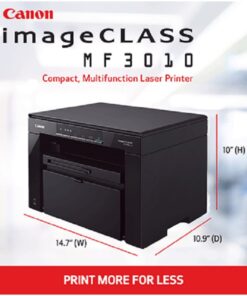 Canon imageCLASS MF3010 VP Wired Monochrome Laser Printer with Scanner, USB Cable included, Black 21 61vORrKjYL