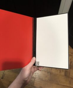 Rocketbook Core Reusable Smart Notebook | Innovative, Eco-Friendly, Digitally Connected Notebook with Cloud Sharing Capabilities | Dotted, 6" x 8.8", 36 Pg, Infinity Black, with Pen, Cloth, and App Included 1 Inifinity Black Executive 36 61vP60ElU1L