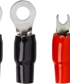 InstallGear 4 Gauge Amp Kit - Amp Kit with Amplifier Installation Wiring True Spec and Soft Touch Wire - 4 Gauge Wire - Amp Wiring Kit 4 Gauge - Sub Wiring Kit - Amp Wire Kit Red 28 61vPwlJAIGL