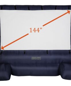 Gemmy 39127-32 - Airblown - Movie Screen - 120"x70" Widescreen Deluxe w/Storage Bag - Blue Outdoor Inflatable Deluxe Movie Screen 32 61vQ5oJt8kL