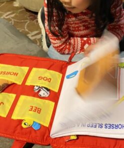 Pockets of Learning Right at Home Quiet Book, Animal Activity Busy Book for Toddlers and Children 15 61vQqcKIduL