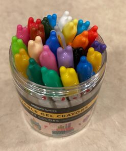 Amazon Basics Twistable Pack of 24 Gel Crayons, Washable, 24 Colors 49 61vRd31 hL