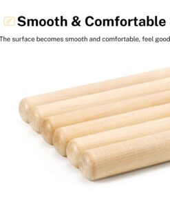 Donner Drum Sticks, 3 Pairs 5A Drumsticks Classic Maple Wood Snare Drumsticks With Carrying Bag, Christmas Birthday Gift, Great Holiday natural 10 61vRkkjF4L