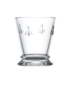 Alternative view of La Rochere Napoleon Bee Tumblers Set Of 6-9 oz - Clear Glass Tumbler w/The French Bee Embossed Design - Fine French Glassware, Drinking Glasses, Heavy Water Glasses, Dishwasher Safe Juice Glasses