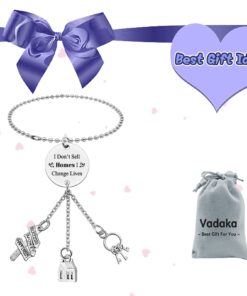 Realtor Gift for Women Men Car Hanging Ornament for Realtor Real Estate Agent Gift Thank You Gifts for Realtor Car Rear View Mirror Hanging Accessories for Real Estate Salesperson Gift for Birthday 13 61vSmSRVf4L