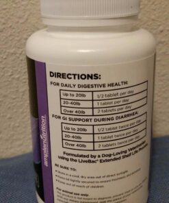 Ample Nutrition Complete Pet Prebiotic + Probiotic for Dogs & Cats, 60ct Pork Flavored Pearls 33 61vTO sg6eL