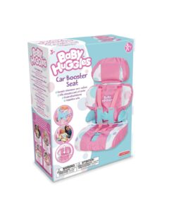 Casdon Baby Huggles Toys - Pink Booster Seat - Car Seat For Dolls with Adjustable Headrest & Buckles - Fits Dolls Sizes Up to 14" - Suitable for Preschool Toys - Playset for Children Aged 3+ 31 61vUDZ1163L