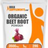 BULKSUPPLEMENTS.COM Organic Beet Root Powder - Beet Juice Organic, Beet Powder Organic, Beetroot Supplement - Vegan & Gluten Free, 3500mg of Organic Beet Powder per Serving, 1kg (2.2 lbs) 2.2 Pound (Pack of 1) 35 61vVASDXq3L