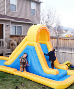 Blast Zone Spray N Splash 2 - Inflatable Water Park with Blower - Premium Quality - Easy Setup 22 61vVUGv2xDL